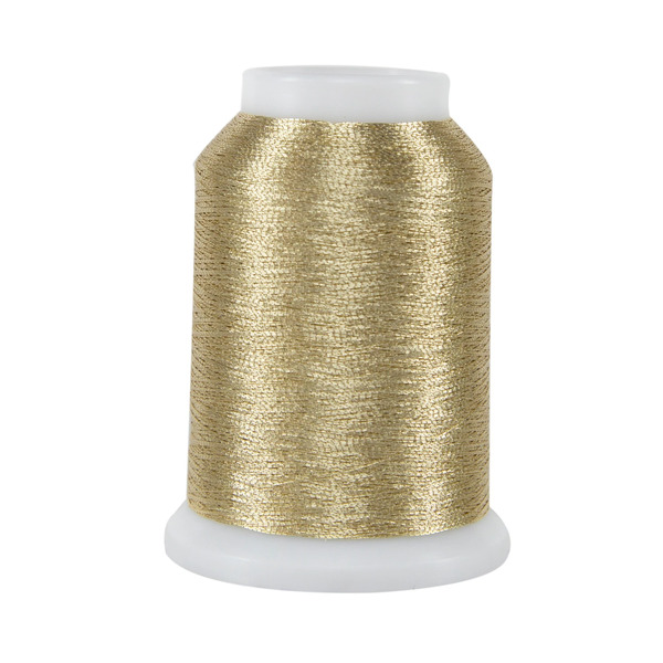 Superior Threads 101-02-002 #002 Light Gold Superior Metallics 1090 Mini Cone