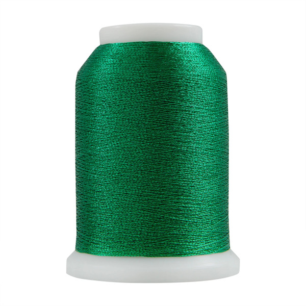 Superior Threads 101-02-027 #027 Emerald Superior Metallics 1090 yd Mini Cone