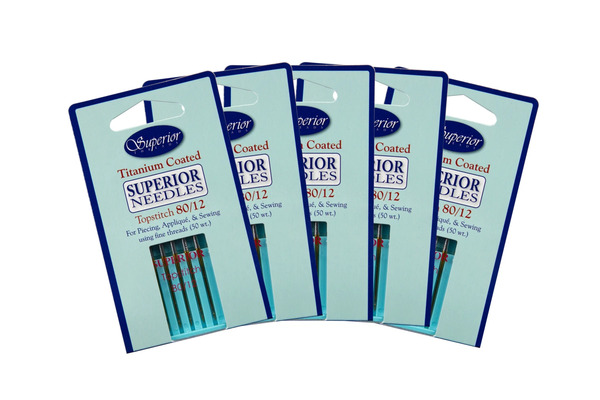 Superior Threads 1328012 Superior Topstitch Machine Needle Size 80/12 5ct