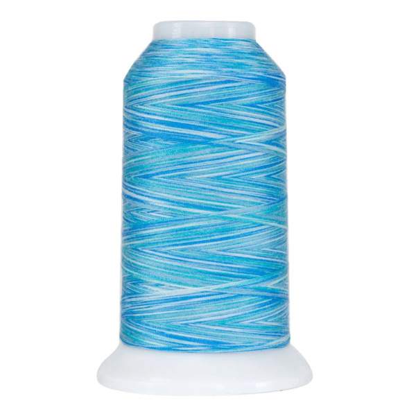 Superior Threads 14502-9073 Omni Variegated Polyester Thread 40wt 2000yd Ice Blue
