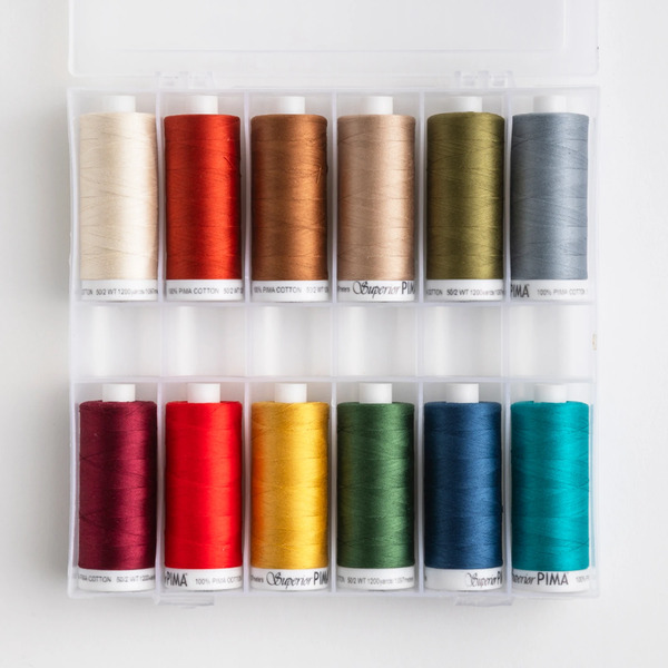 Superior Threads 201-SET-AHOLIDAY Superior PIMA Autumn Holiday Thread Set 12 Spools