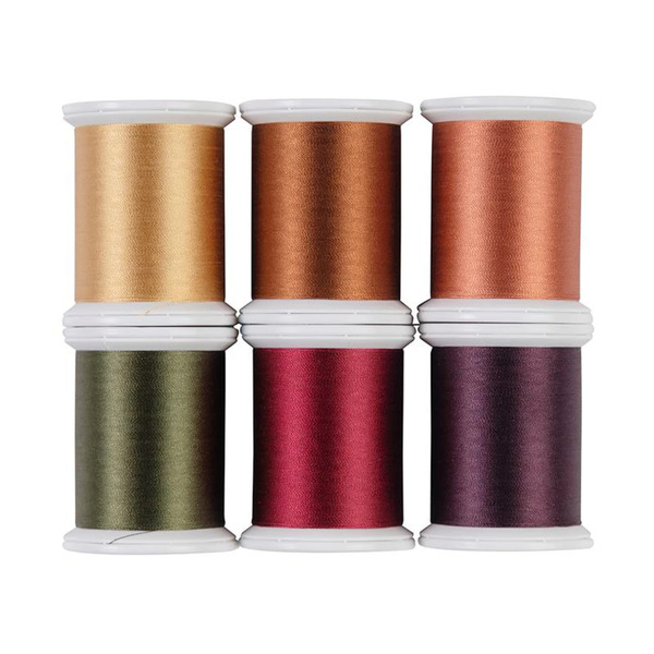 Superior Threads 133-SET-FALL Superior Kimono Silk Thread Set Fall Collection 6 Spools