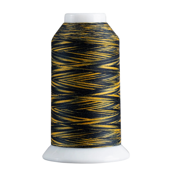 Superior Threads 242-02-801 Superior Spirit 40wt Polyester 1650yd Variegated Thread Navy Gold