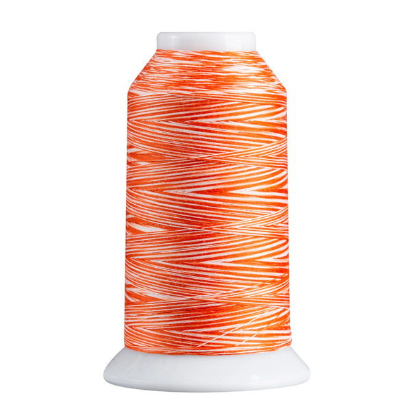 Superior Threads 242-02-818 Superior Spirit 40wt Polyester 1650yd Variegated Thread Orange White