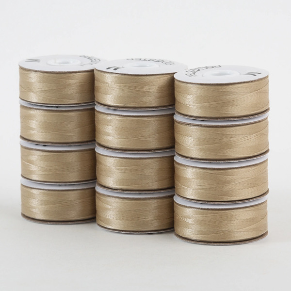 Superior Threads 301-12-653 SuperBobs Polyester Bobbin 12pk M-Style Beach