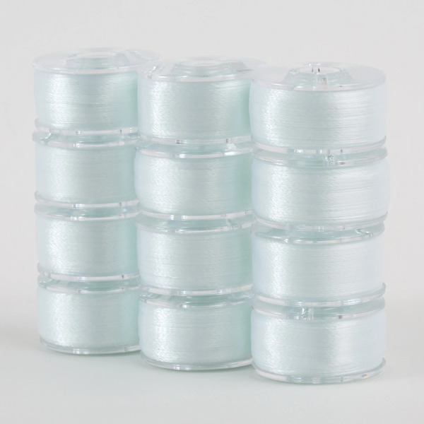 Superior Threads 302-12-621 SuperBobs Polyester Bobbin 12pk Class 15 Lace White