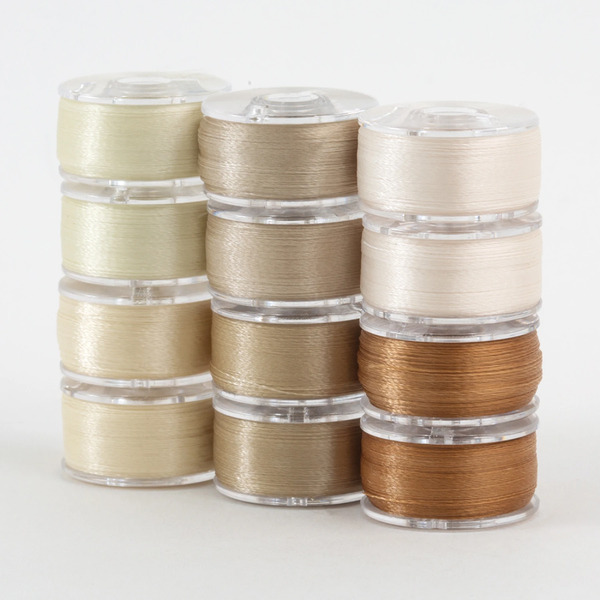 Superior Threads 302-12-NEU SuperBobs Polyester Bobbin 12pk Class 15 Neutral