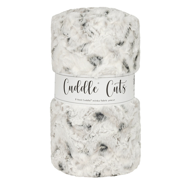 Shannon Fabrics SCKLC2-37519 Luxe Cuddle Cut 2Yd-Snowy Owl Alloy