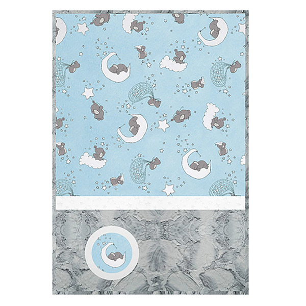 Shannon Fabrics CKLULLABY Lullaby LUCKY STAR BLUE Cuddle Kit