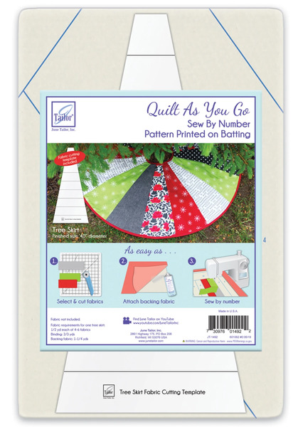 June Tailor Inc JT-1492 Quilt As You Go Tree Skirt