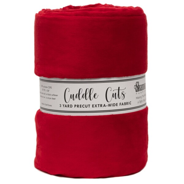 Shannon Fabrics Inc. Cardinal 3 Yard 110in Cuddle Cut
