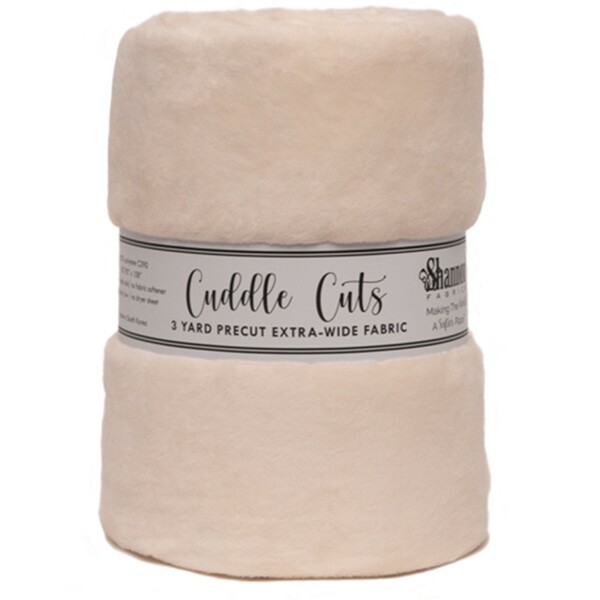 Shannon Fabrics Inc. Ivory 3 Yard 110in Cuddle Cut