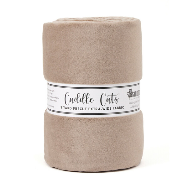 Shannon Fabrics Inc. C390 Simp.Taupe 3 Yard Cuddle Cut