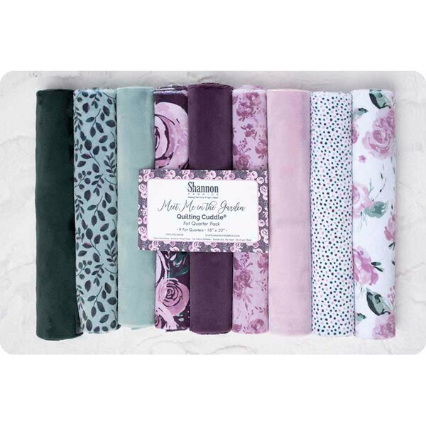 Shannon Fabrics Inc. Garden Quilting Cuddle Fat Quarter Packs