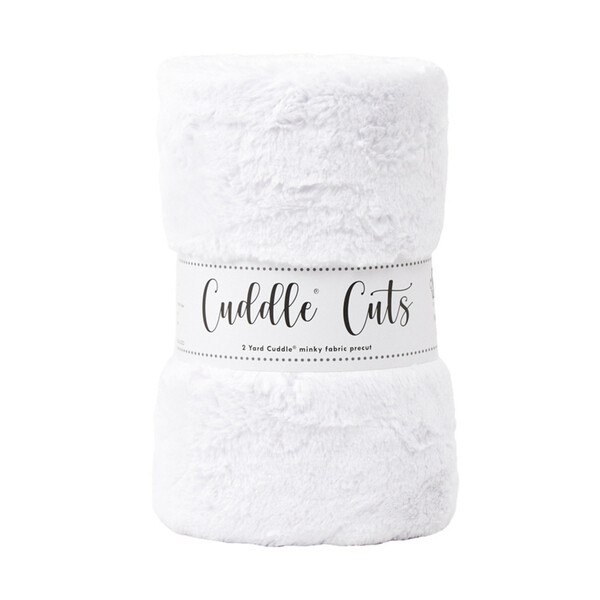 Shannon Fabrics Inc. Hide Snow 2 Yard Luxe Cuddle Cut