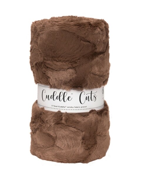 Shannon Fabrics Inc. Hide Truffle 2 Yard Luxe Cuddle Cut