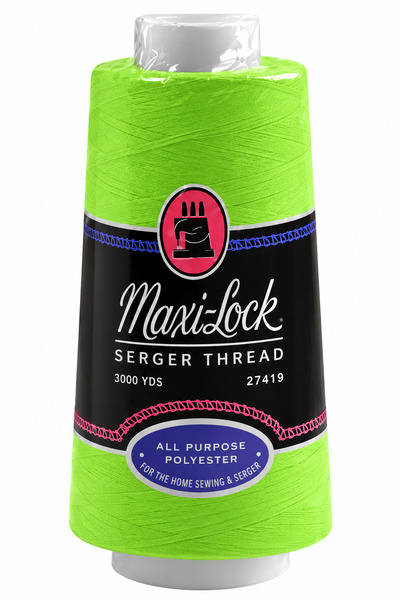 Maxi Lock 51-32789 Neon Green Serger thread 3000yd