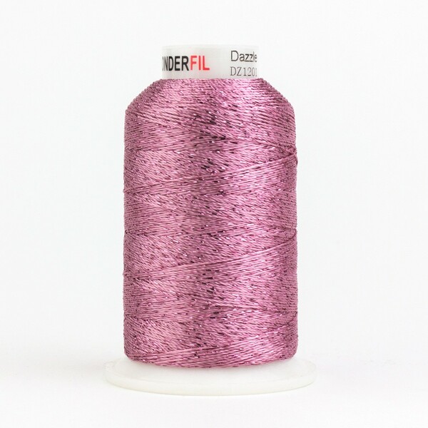 Wonderfil Threads Dazzle 8wt Metallic 411m Baby Pink