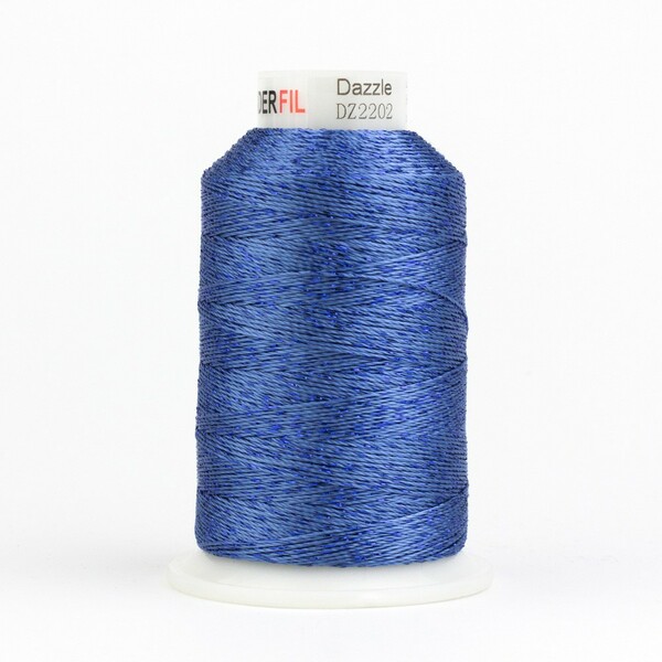 Wonderfil Threads Dazzle 8wt Metallic 411m Baltic Blue