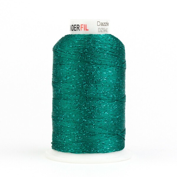 Wonderfil Threads Dazzle 8wt Metallic 411m Bluegrass Green