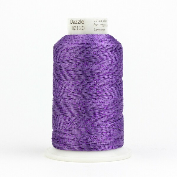 Wonderfil Threads Dazzle 8wt Metallic 411m Lavender
