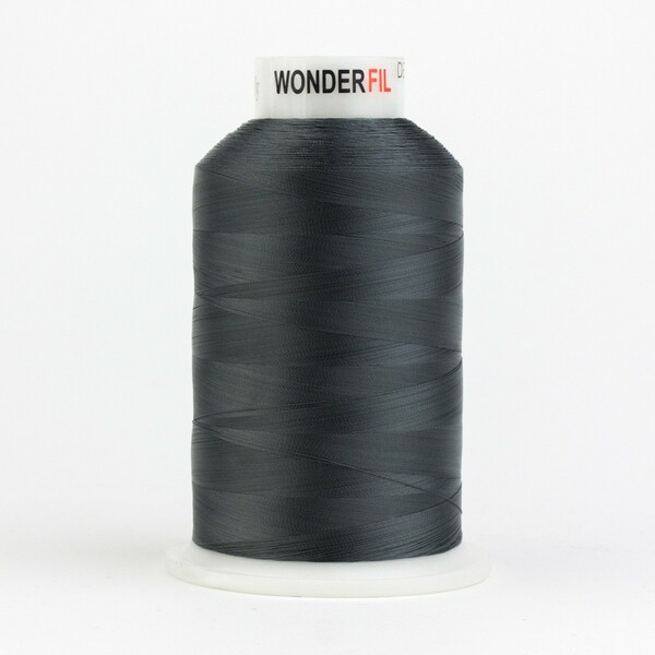 Wonderfil Threads DecoBob Cottonized Polyester 80wt 6000m Dark Grey