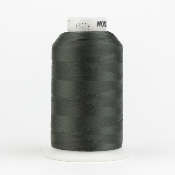 Wonderfil Threads DecoBob Cottonized Polyester 80wt 6000m Metal Grey