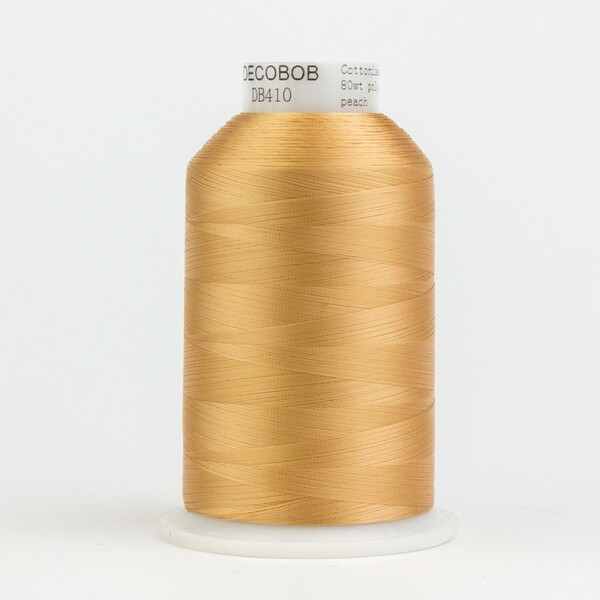 Wonderfil Threads DecoBob Cottonized Polyester 80wt 6000m Peach