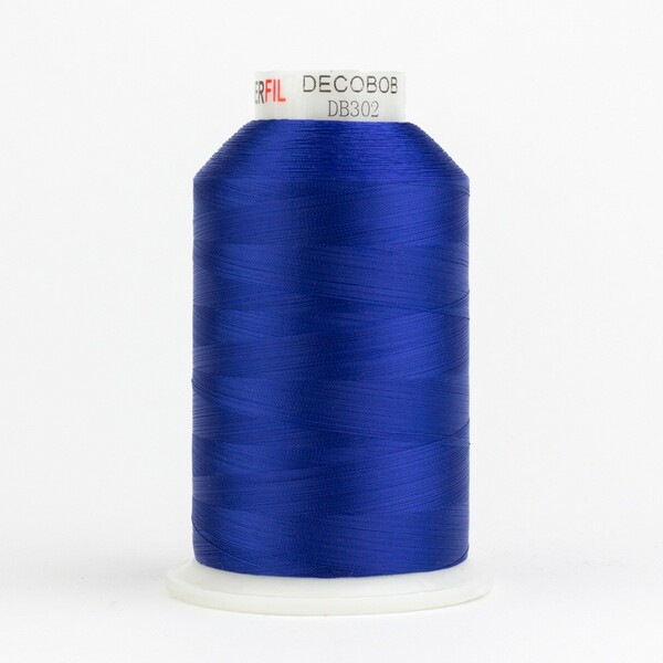 Wonderfil Threads DecoBob Cottonized Polyester 80wt 6000m Royal Blue
