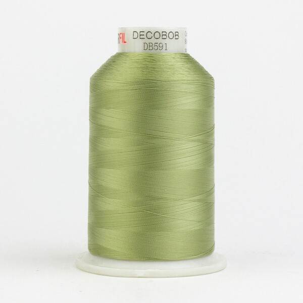 Wonderfil Threads DecoBob Cottonized Polyester 80wt 6000m Sage