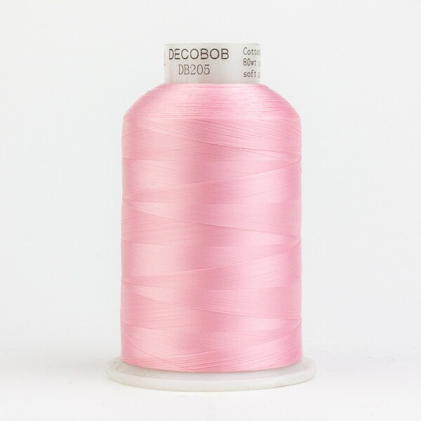 Wonderfil Threads DecoBob Cottonized Polyester 80wt 6000m Soft Pink