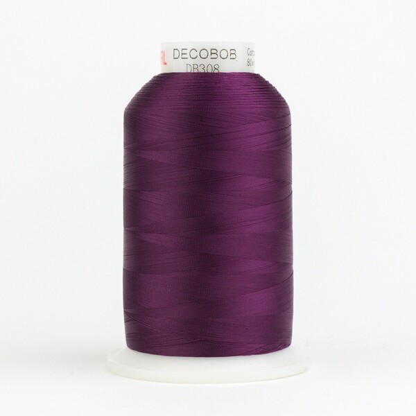 Wonderfil Threads DecoBob Cottonized Polyester 80wt 6000m Soft Purple