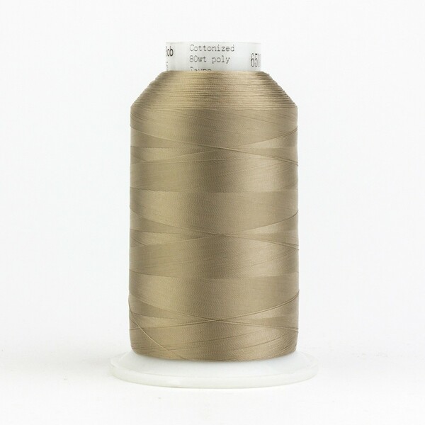 Wonderfil Threads DecoBob Cottonized Polyester 80wt 6000m Taupe