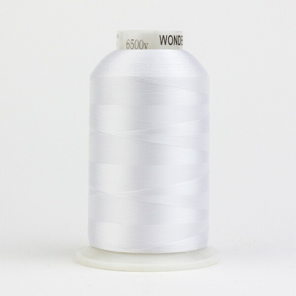 Wonderfil Threads DecoBob Cottonized Polyester 80wt 6000m White