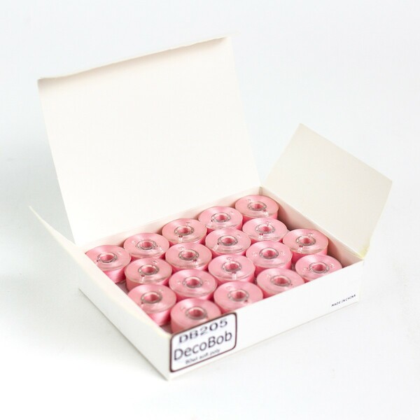 Wonderfil Threads DecoBob Prewound Bobbins Size L 36ct Soft Pink