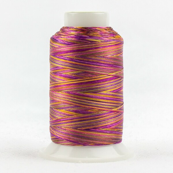 Wonderfil Threads FabuLux Trilobal Polyester 40wt 2743m Fruit Salad