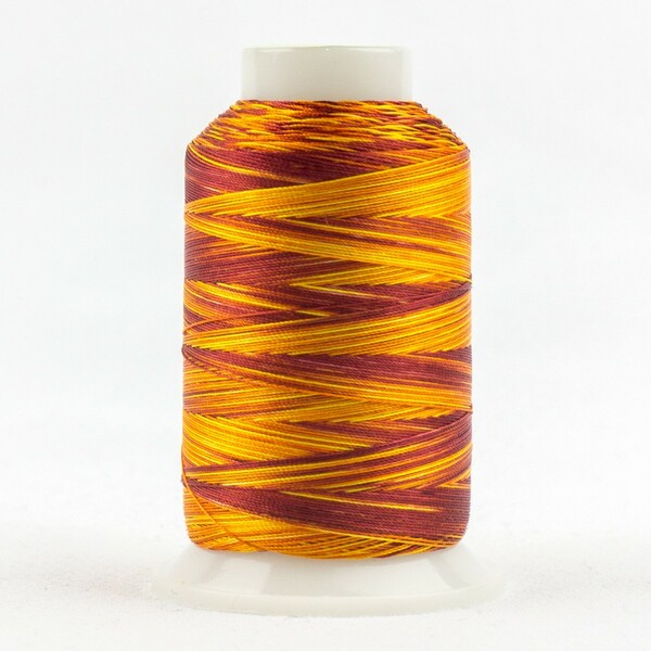Wonderfil Threads FabuLux Trilobal Polyester 40wt 2743m Majestic Sunrise