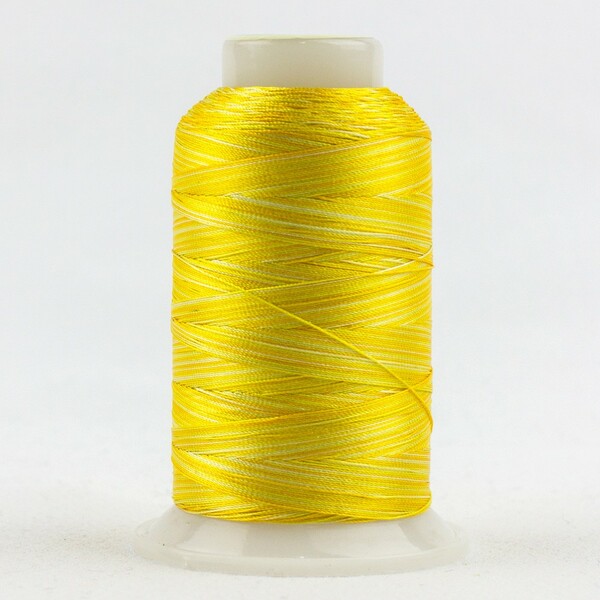 Wonderfil Threads FabuLux Trilobal Polyester 40wt 2743m Mellow Yellows