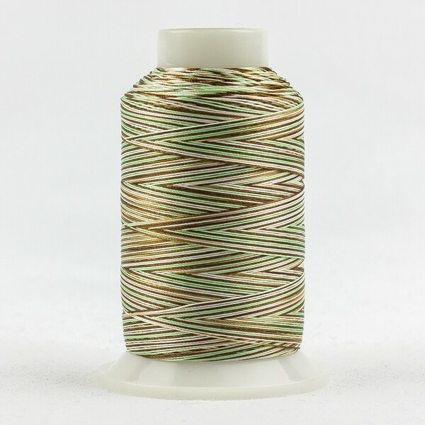 Wonderfil Threads FabuLux Trilobal Polyester 40wt 2743m Mint Chocolate Chip