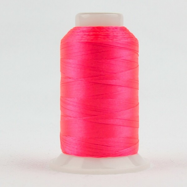 Wonderfil Threads FabuLux Trilobal Polyester 40wt 2743m Neon Peach