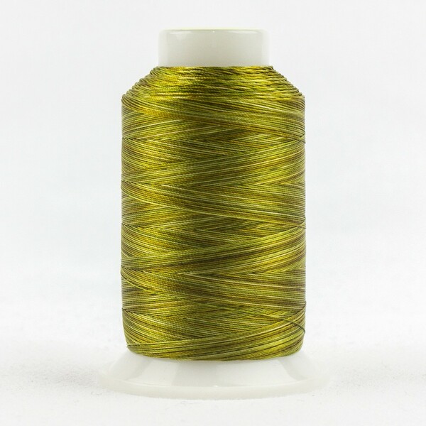 Wonderfil Threads FabuLux Trilobal Polyester 40wt 2743m Olive Trees