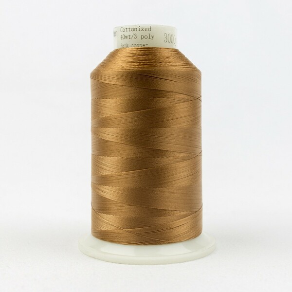 Wonderfil Threads Master Quilter Soft Polyester 40wt 2743m Dark Copper Master Quilter Soft Polyester 40wt 2743m Dark Copper