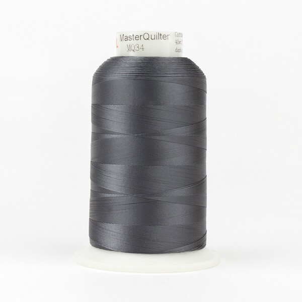 Wonderfil Threads Master Quilter Soft Polyester 40wt 2743m Dark Grey Master Quilter Soft Polyester 40wt 2743m Dark Grey