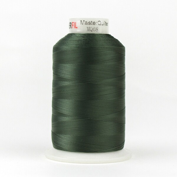 Wonderfil Threads Master Quilter Soft Polyester 40wt 2743m Dark Olive Green Master Quilter Soft Polyester 40wt 2743m Dark Olive Green