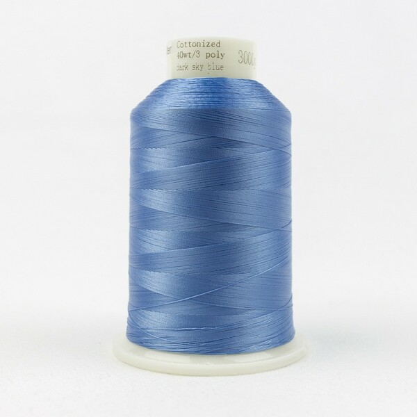 Wonderfil Threads Master Quilter Soft Polyester 40wt 2743m Dark Sky Blue Master Quilter Soft Polyester 40wt 2743m Dark Sky Blue