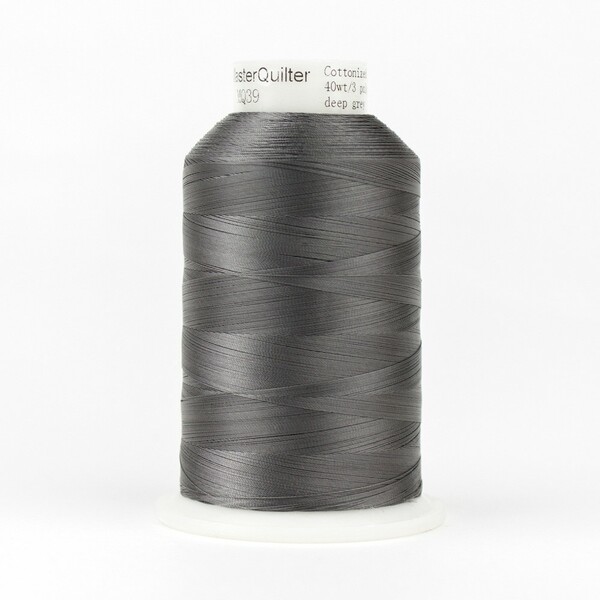 Wonderfil Threads Master Quilter Soft Polyester 40wt 2743m Deep Grey Master Quilter Soft Polyester 40wt 2743m Deep Grey