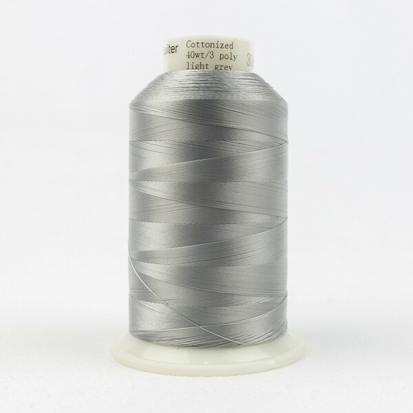 Wonderfil Threads Master Quilter Soft Polyester 40wt 2743m Light Grey Master Quilter Soft Polyester 40wt 2743m Light Grey