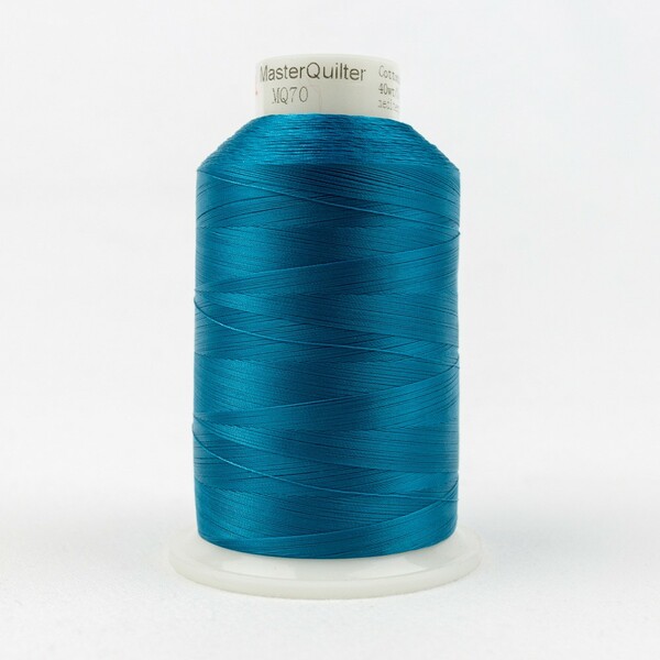 Wonderfil Threads Master Quilter Soft Polyester 40wt 2743m Mediterranean Blue Master Quilter Soft Polyester 40wt 2743m Mediterranean Blue