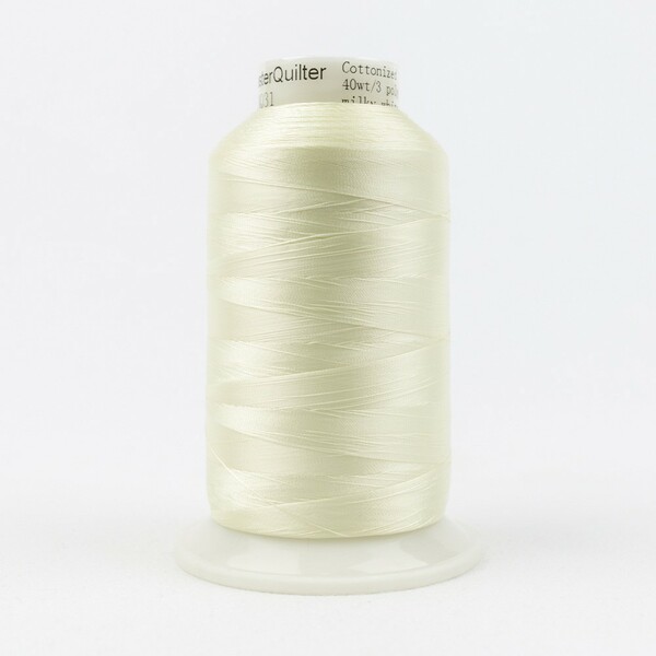 Wonderfil Threads Master Quilter Soft Polyester 40wt 2743m Milky White Master Quilter Soft Polyester 40wt 2743m Milky White