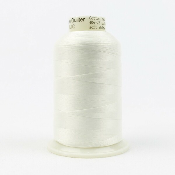 Wonderfil Threads Master Quilter Soft Polyester 40wt 2743m Soft White Master Quilter Soft Polyester 40wt 2743m Soft White